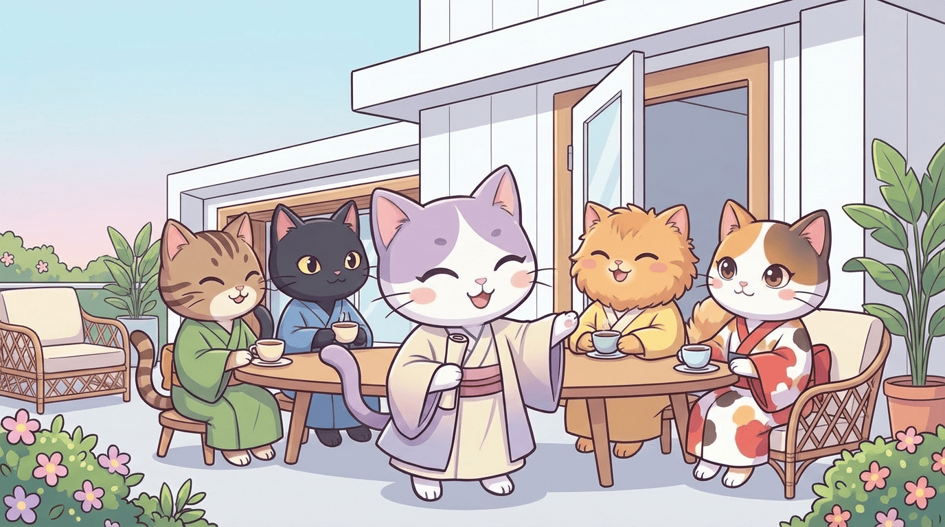 研究員たちの集まり